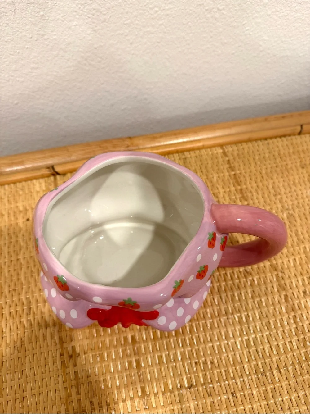 Strawberry Shortcake Figural 3D Face Ceramic Coffee Mug 12oz